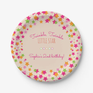 Assiettes En Carton Twinkle Twinkle Little Star 2e anniversaire