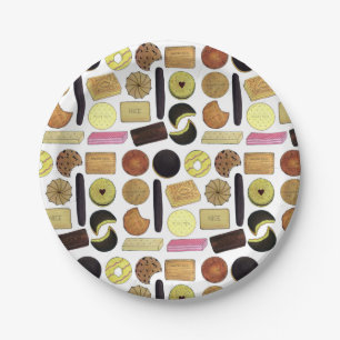 Assiettes En Carton UK British Biscuits Shortbread Rich Tea Digestives