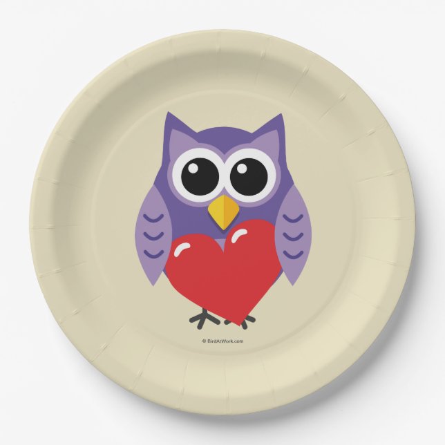 Assiettes En Carton Un amour propre (Devant)