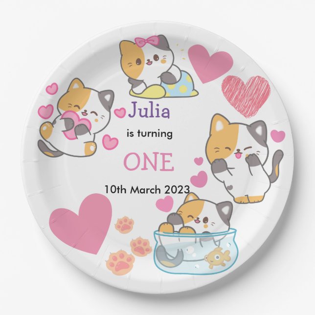 Assiettes En Carton un bébé enfant enfant anniversaire (Devant)