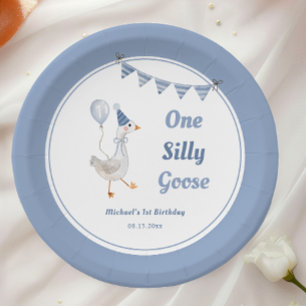Assiettes En Carton Un joyeux anniversaire pour un Garçon de 1 an avec