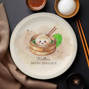Assiettes En Carton Un Petit Baby shower À Thème Kwai Doux