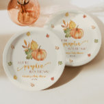 Assiettes En Carton Un Petit Citrouille Est En Route ! Baby shower<br><div class="desc">C'est une plaque de papier baby shower à thème citrouille automne! Un Petit Citrouille est en route ! Vert,  Brown,  Feuilles d'automne Citrouilles,  Garçon fille Unisex Genre Neutre,  orange Bourgogne</div>