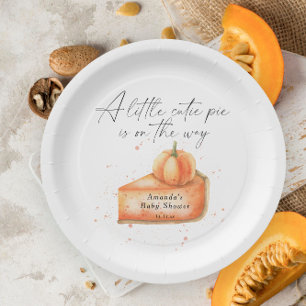 Assiettes En Carton "Un petit gâteau est en route" baby shower