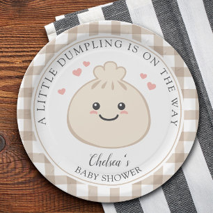 Assiettes En Carton Un peu de dumping est sur le chemin Baby shower