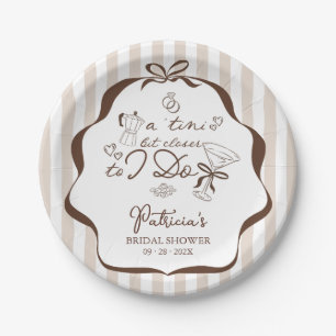 Assiettes En Carton Un peu plus près Espresso Martini Enterrement de v