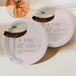Assiettes En Carton Un Tini Un Peu Plus Ancien Expresso Martini Annive