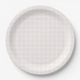 Assiettes En Carton Une Baby Shower Douce Rose pour un Petit Lapin