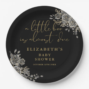 Assiettes En Carton Une Baby Shower Florale Un Peu Gothique