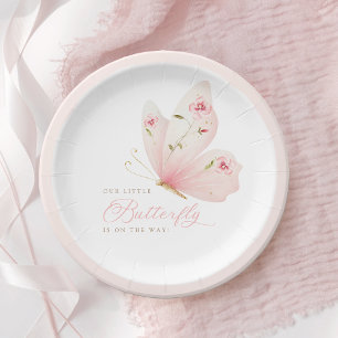Assiettes En Carton Une Baby-Shower Papillon Mignon