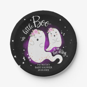 Assiettes En Carton Une petite fille Halloween mignonne à croquer pour