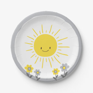 Assiettes En Carton Une Ray of Sunshine Paper Plates Little Sunshine S