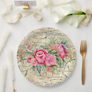 Assiettes En Carton Une série de dessins éphémères français 26