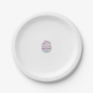 Assiettes En Carton Unicorn Mixtape Magie Autocollant et Chemise Adora