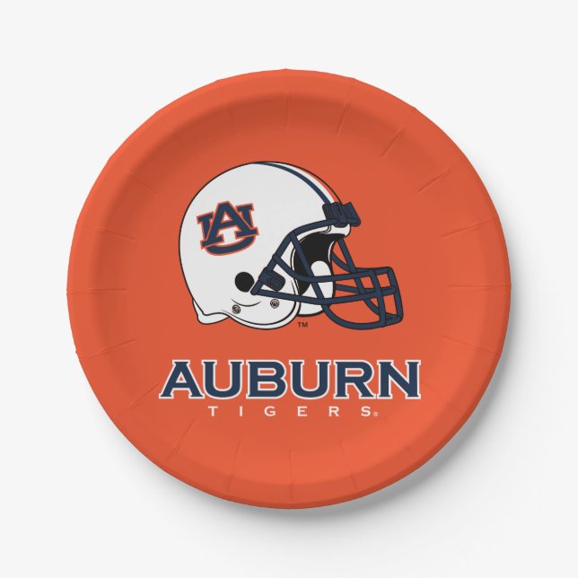 Assiettes En Carton Université d'Auburn | Auburn Football (Devant)