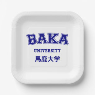 ASSIETTES EN CARTON UNIVERSITÉ DE BAKA