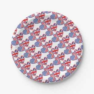 Assiettes En Carton USA—Royaume-Uni