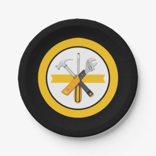 Assiettes En Carton Usinez le plat de partie - décor de partie de