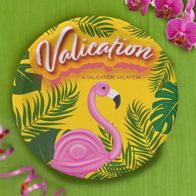 Assiettes En Carton Vacances de validation Pinky (Créateur téléchargé)