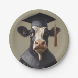 Assiettes En Carton Vache diplômée