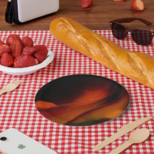 Assiettes En Carton Vague du feu