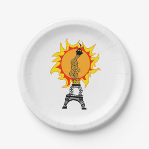 Assiettes En Carton Vague thermique européenne