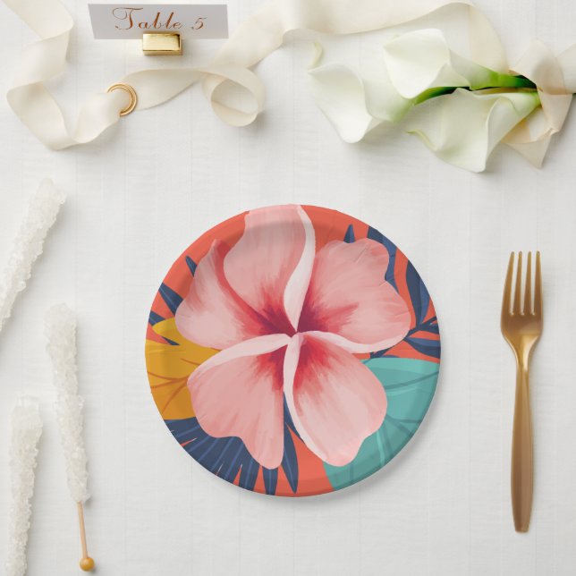 Assiettes En Carton Vaisselle de fête d'anniversaire (Mariage)