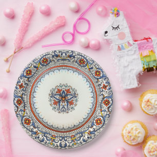 Assiettes En Carton Vaisselle de style Deruta Art Antico Italie