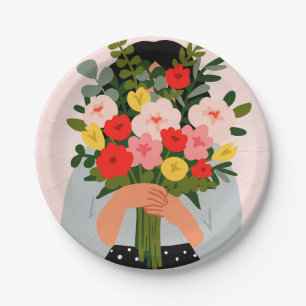 Assiettes En Carton Valentine II de Darling