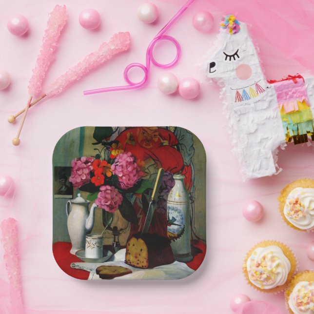 Assiettes En Carton Vallotton - La vie morte dans la peinture chinoise (Fête)