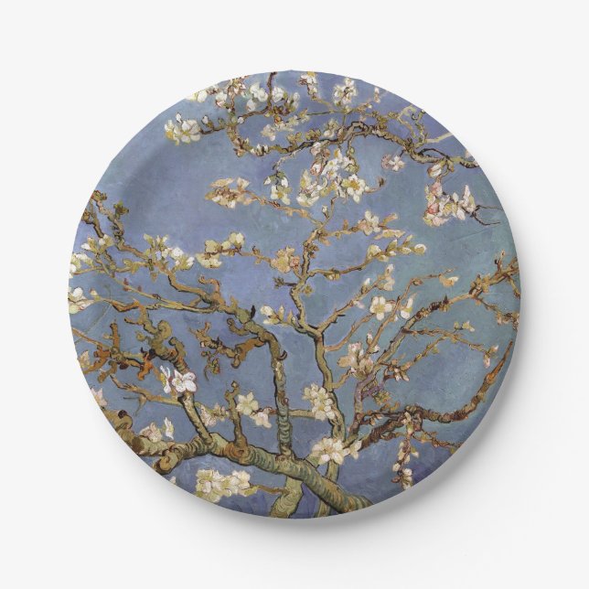 Assiettes En Carton Van Gogh Almond Blossom (Devant)