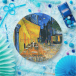 Assiettes En Carton Van Gogh - Cafe Terrasse,<br><div class="desc">Vincent van Gogh célèbre peinture,  Café Terrace.</div>