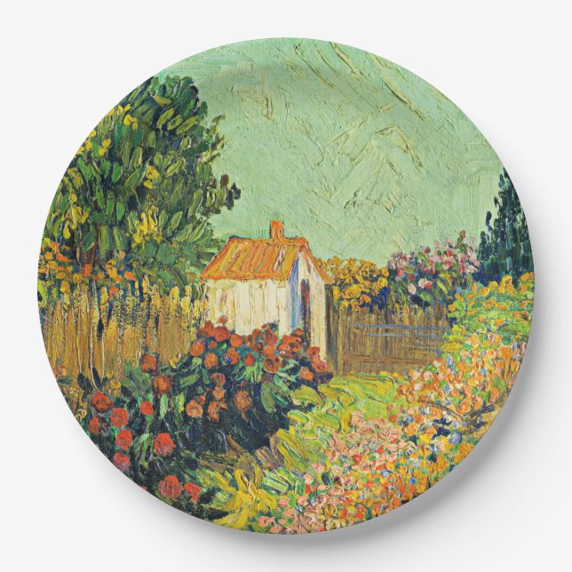 Assiettes En Carton Van Gogh - Paysage, 1925-1928 (Devant)