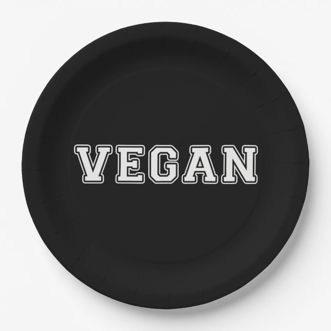 Assiettes En Carton Vegan (Devant)