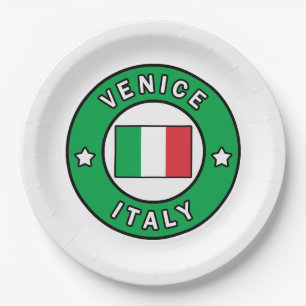 Assiettes En Carton Venise Italie
