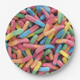 Assiettes En Carton Vers de gomme aigre