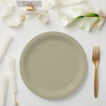 Assiettes En Carton Vert sage<br><div class="desc">Le vert sage est une nuance terreuse et muette de gris-vert, du nom des feuilles argentés et poussiéreux du plante sage. C'est une couleur apaisante et tranquille qui évoque des sentiments de nature, de sagesse et d'équilibre. La polyvalence et les qualités apaisantes de Sage green le rendent populaire dans le...</div>