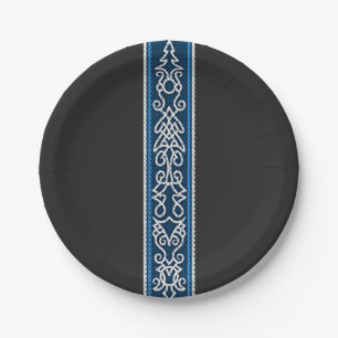 Assiettes En Carton Viking pattern