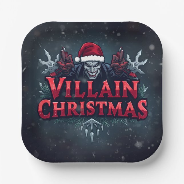 Assiettes En Carton  Villain95Store: A Dark Twist on Paper Plate Chr (Recto)