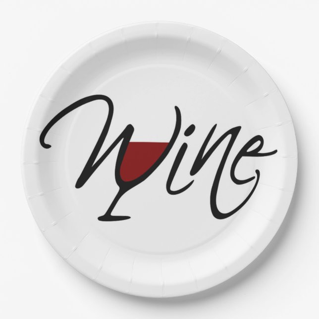 ASSIETTES EN CARTON VIN (Devant)