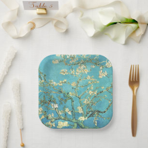 Assiettes En Carton Vincent van Gogh Blossomong Aramande