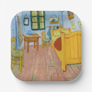 Assiettes En Carton Vincent Van Gogh - Chambre de Vincent à Arles