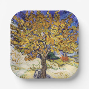 Assiettes En Carton Vincent van Gogh - Le Mulberry Tree