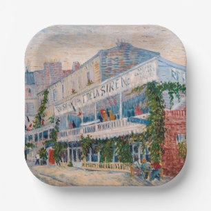 Assiettes En Carton Vincent van Gogh - Restaurant de la Sirène
