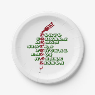 Assiettes En Carton Vins portugais Portugal Vin portugais