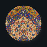 Assiettes En Carton Vintage coloré Art floral persan<br><div class="desc">Vintage coloré Art floral persan</div>
