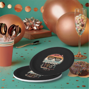 Assiettes En Carton Vintage depuis 1961