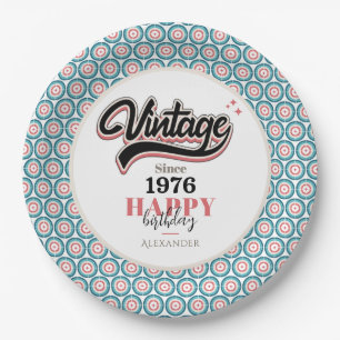 Assiettes En Carton Vintage depuis - 1976