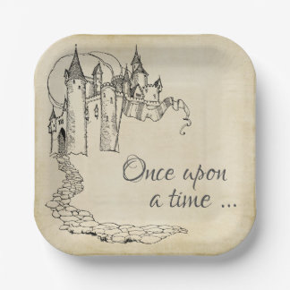 Assiettes En Carton Vintage fée conte Princesse Napkins
