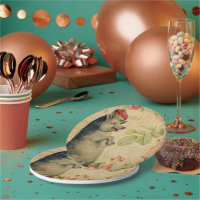 Vintage Français Porte-Cartes Postales Avec Couron